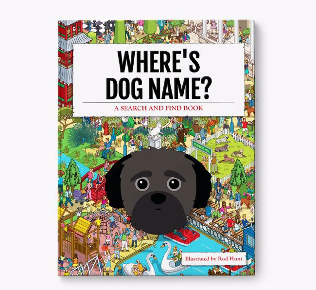 Personalised Where's {dogsName} Book